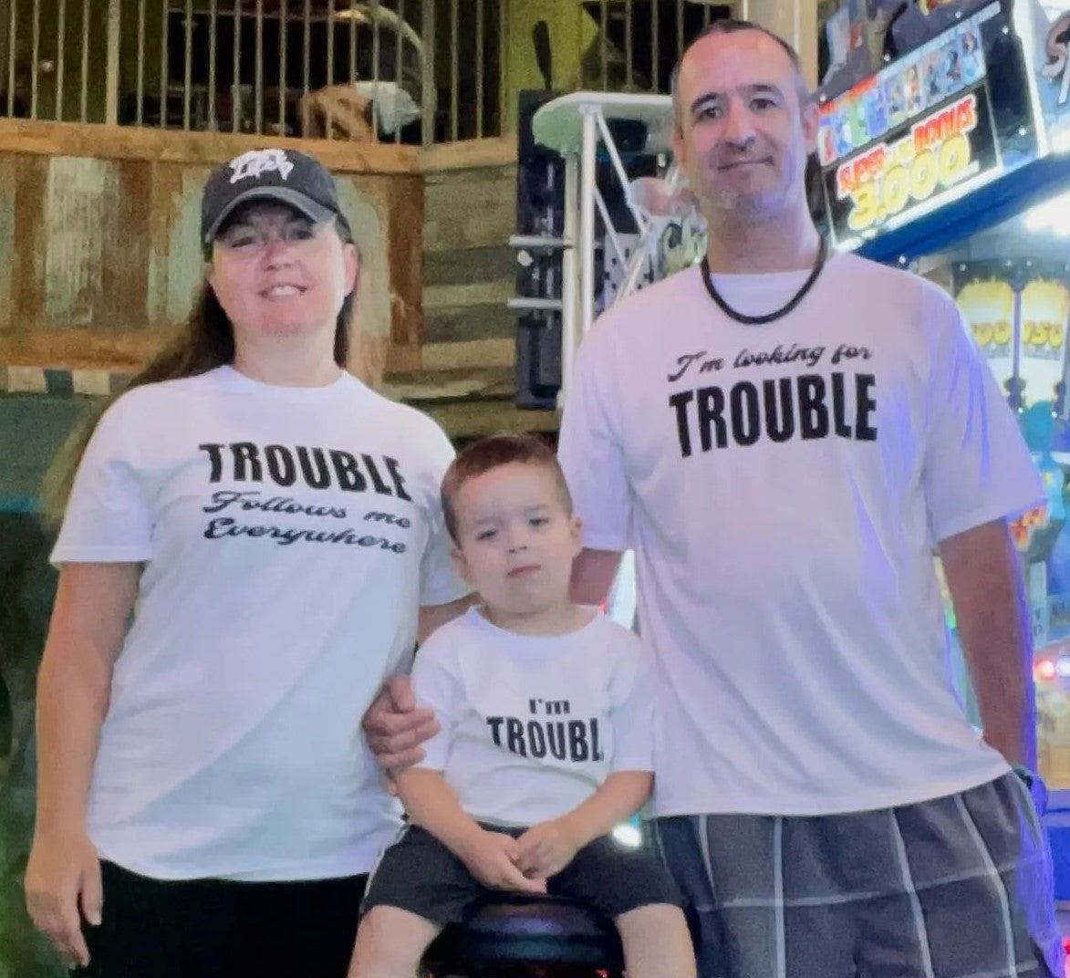 TROUBLE: I'm TROUBLE t-shirt