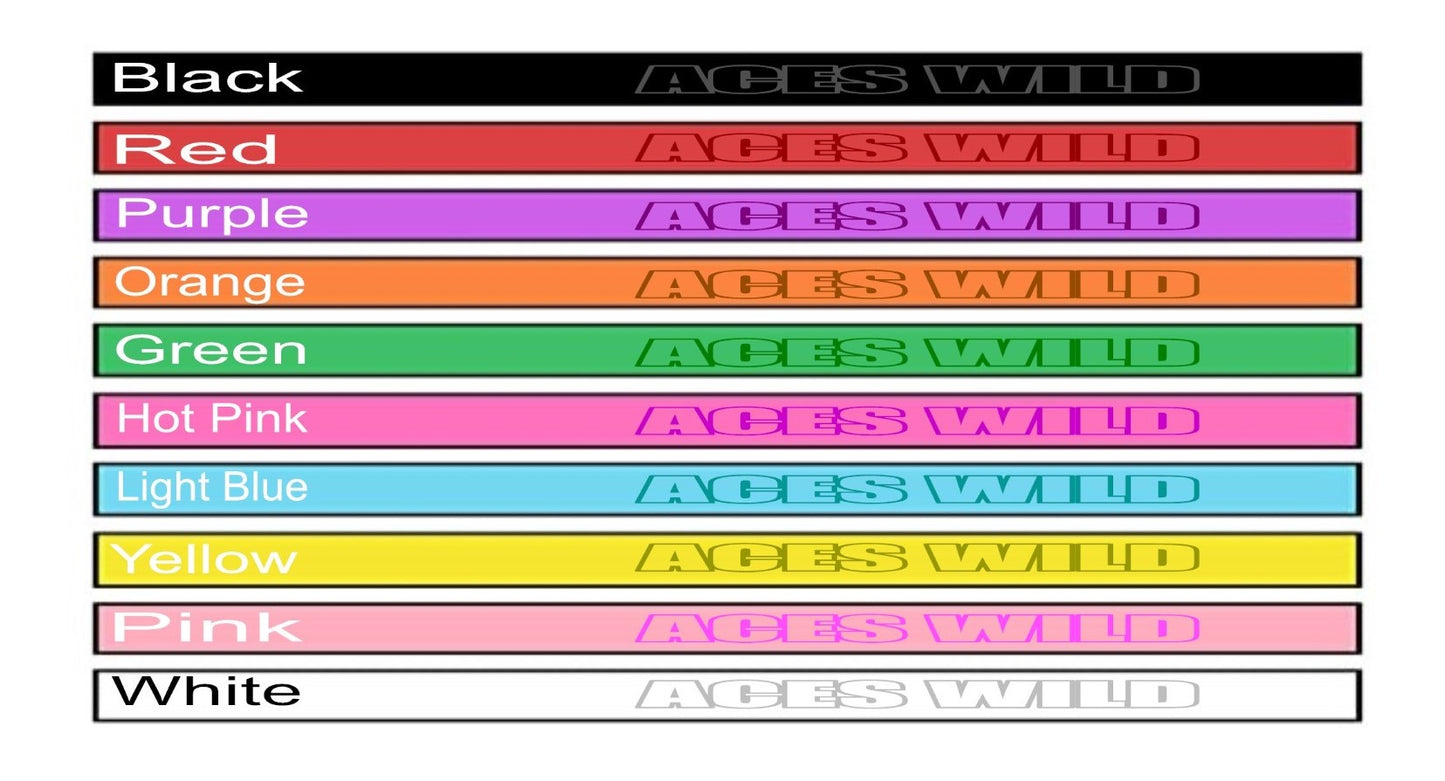 Aces Wild wristband