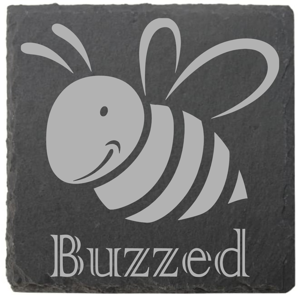 Assorted coasters: Buzzed, Hammered, Lit, Tanked