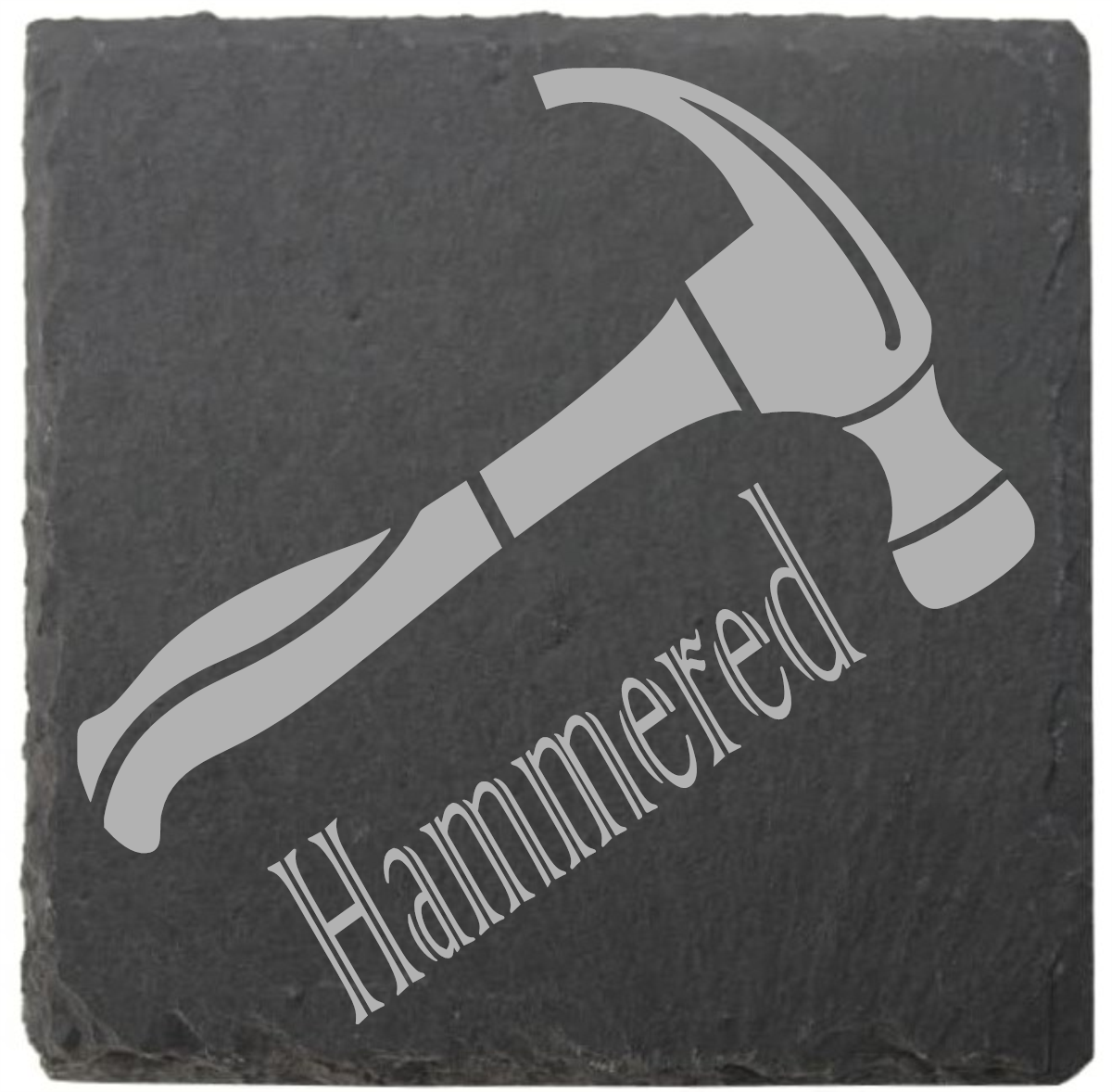 Assorted coasters: Buzzed, Hammered, Lit, Tanked